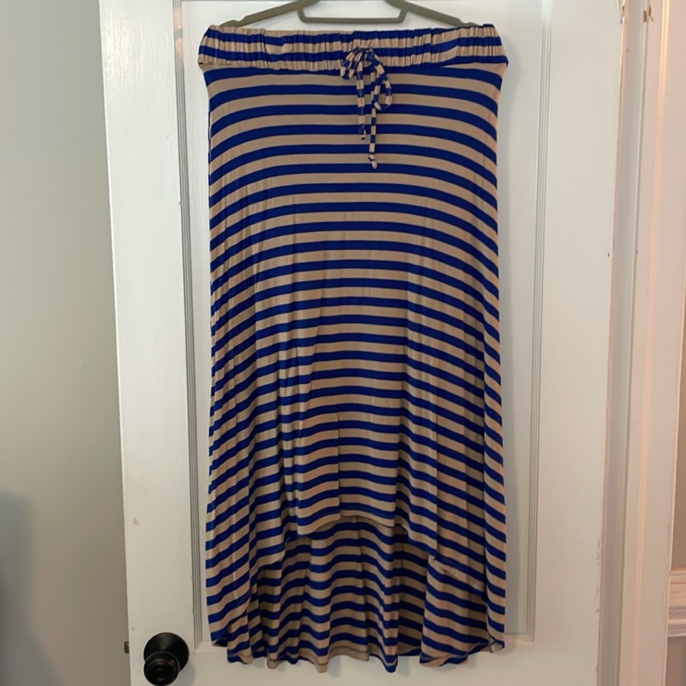Women’s long striped skirt